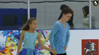 Vasilisa KaganovskayaValeri Angelopol20052003 FD 20190903 Moscow Junior Championships [upl. by Nnaer119]