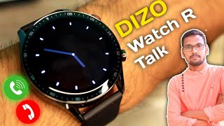 Dizo Watch R Talk Smartwatch Full Review Hindi AMOLED Display Bluetooth Calling SmartWatch [upl. by Mcclimans612]