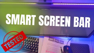 Actually tested  Yeelight Smart Screenbar Monitor Light PRO with ambient light and wireless control [upl. by Vierno]