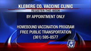 Kleberg County vaccination registration open [upl. by Sheree]