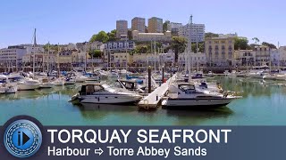 Torquay Harbour to Torre Abbey Sands English Riviera Torbay Devon Walks [upl. by Harrington666]