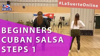 Beginners Cuban Salsa Steps Course  Class 1 [upl. by Doscher961]