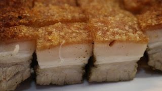 THE SECRET TO CRUNCHY CRISPY PORK BELLY REVEALED CHINESE STYLE RECIPE [upl. by Egwin]