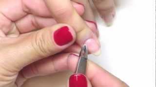 NAILS Troubleshooter Using A Cuticle Nipper Correctly [upl. by Rahmann]