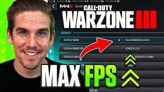 NEW BEST CONTROLLER amp GRAPHICS Settings in WARZONE 3 MW3 WARZONE [upl. by Figge]