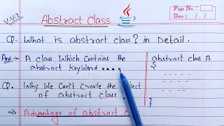 Abstract Class in Java  Learn Coding [upl. by Tomkiel]