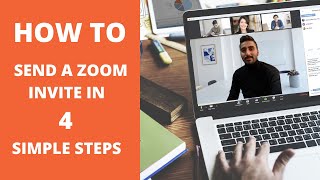 Send Zoom Meeting Invite  A Zoom Tutorial for Beginners [upl. by Ahsihat]