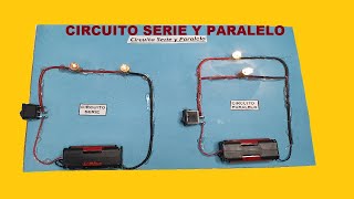 Como Hacer Maqueta de Circuito Electrico Serie y Paralelo [upl. by Bose727]