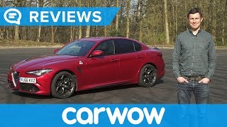 Alfa Romeo Giulia Quadrifoglio 2018 Review  Mat Watson Reviews [upl. by Alamat]