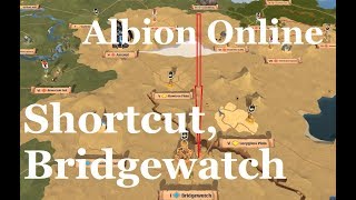 Albion Online  Caerleon to Bridgewatch fast almost safely [upl. by Aerdnaxela]