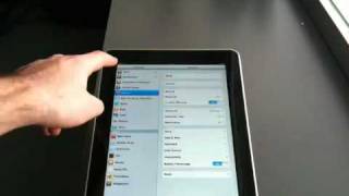 iPad Tutorial 1 Conectar el WiFi para acceder a Internet [upl. by Lytton362]