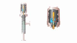 Displacer Operated Level Switch Operation [upl. by Ylicis]