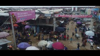 AERIAL DRONE VIEW OF ONITSHA MAIN MARKET [upl. by Alraep915]