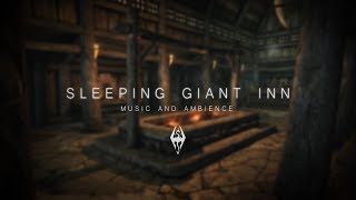 Sleeping Giant Inn  Skyrim Ambience and Music  1 hour [upl. by Cusack]