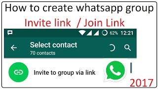 how to create whatsapp group invite link [upl. by Olethea]