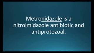 How to pronounce metronidazole Flagyl Memorizing Pharmacology Flashcard [upl. by Aisiram]