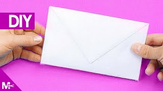 ► Como hacer un SOBRE CARTA de Papel en 5 MINUTOS 💌 [upl. by Lindgren]