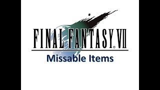 All 50 Missable Items in FF7 [upl. by Griggs]