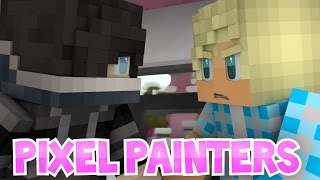 Zane Aphmau and Garroths Friendship in Pixel Painters  Roleplay Minigames [upl. by Atnaloj135]