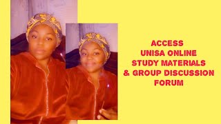 How to access UNISA study material online amp Group discussion [upl. by Shaff542]