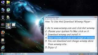 How To Download And Use Winamp Player [upl. by Omora]