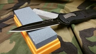 How to Sharpen a Knife Beginners Tutorial [upl. by Anasor]