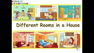 House I Different rooms in the house I Parts of a house I House vocabulary I Evs Class 1 [upl. by Viddah]