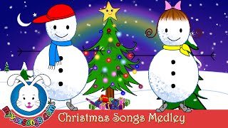 Christmas Songs for Kids with Lyrics  Xmas Medley [upl. by Ordnas]