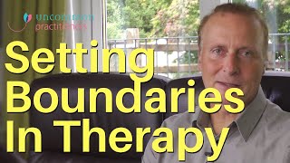 3 Firm Ways To Set Therapy Boundaries [upl. by Jeminah]