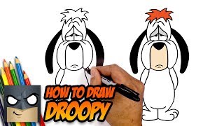 How to Draw Droopy Dog  Drawing Tutorial for Beginners [upl. by Aubigny]