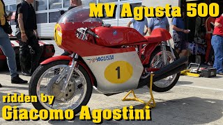 MV Agusta 500  Giacomo Agostini  Sound 4k [upl. by Ancell]