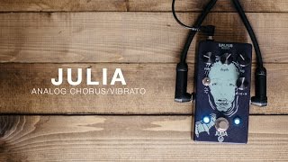 Walrus Audio  Julia Analog ChorusVibrato Tech Demo [upl. by Corrina]