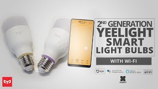 Yeelight V2 E27 Smart bulbs Xiaomify [upl. by Orlina448]