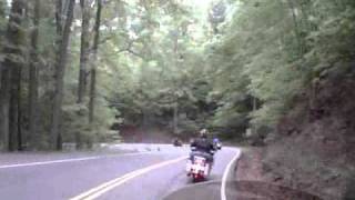 Crash on the Dragon at Deals GapNC Motorcycle Helmet Cam View [upl. by Campy170]