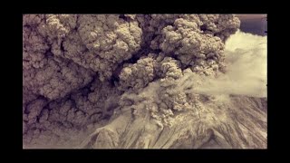 Mount St Helens in eruption May 18 1980 [upl. by Dazhehs]