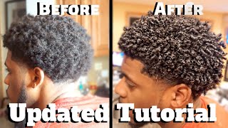 Mens Curly Hair Tutorial pt2  Define Curls Natural Hair [upl. by Eiramlehcar]