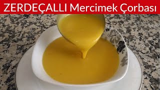 Zerdeçallı Mercimek Çorbası Tarifi ✅  Altın Sarısı Nefis Mercimek Çorbası [upl. by Amiarom384]