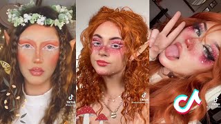 Cottagecore Makeup Tutorial  Fairy 🧚🏼 ✨ TikTok Compilation ✨ [upl. by Itnahsa768]