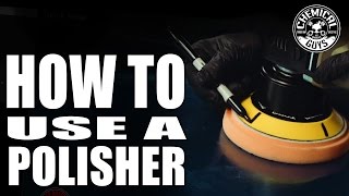 How To Use A Polisher  Car Detailing Basics  Chemical Guys  TORQX Dual Action Polisher [upl. by Fay]