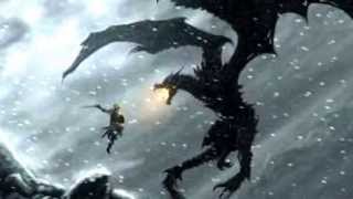 Skyrim Dragon Fight Theme 1h [upl. by Monty45]