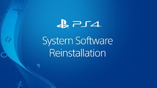 Reinstalling PS4 System Software [upl. by Enirahtac183]