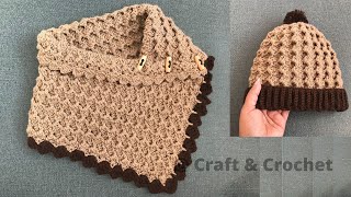 Easy Crochet ScarfCrochet Infinity scarfcrochet cowl [upl. by Fitzsimmons]