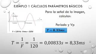 Calculo periodo y frecuencia onda senoidal [upl. by August]