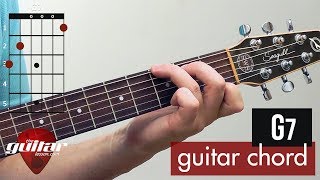 How to play the G7 chord  Beginner guitar lesson [upl. by Auerbach20]