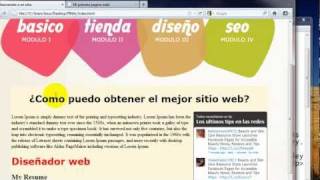 Como crear una pagina web completa en HTML  4 [upl. by Alper]