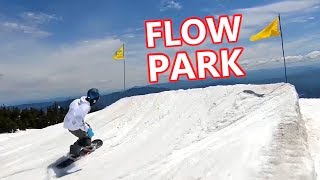 Flow Park Snowboarding at Timberline [upl. by Edieh482]