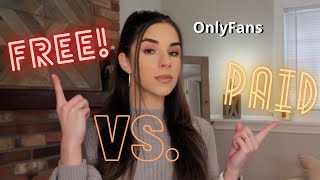 FREE vs PAID OnlyFans Account  Progress Update Tips and Tricks Platforms being Unfair [upl. by Nnaarual]