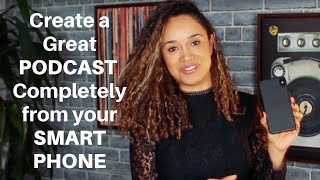 🎙📱 How to Start a Podcast on Your Phone  Anchor Spotify Podcast Tutorial [upl. by Millda]