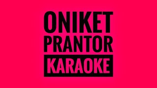 Oniket Prantor  Karaoke  Artcell [upl. by Nolahs820]