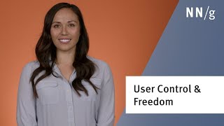 Usability Heuristic 3 User Control amp Freedom [upl. by Kehsihba]